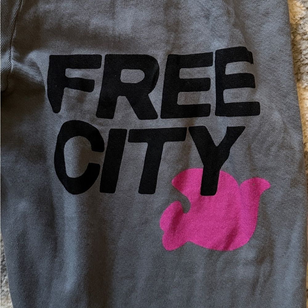 Freecity Gray and Hot Pink Joggers - Picture 3 of 6